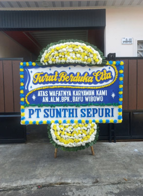 Papan Bunga Duka di Paseh Kaler